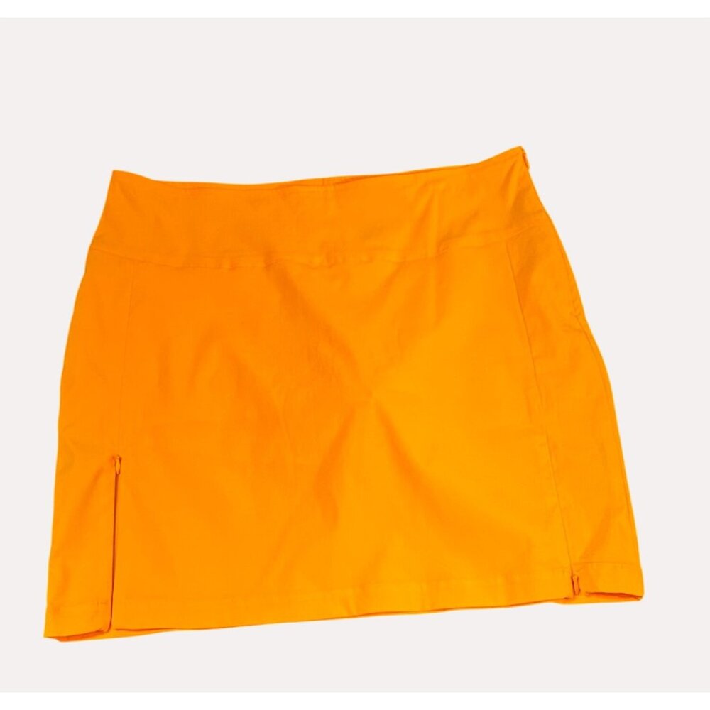 Antigua Womens size 12 desert dry Golf Skort Orange